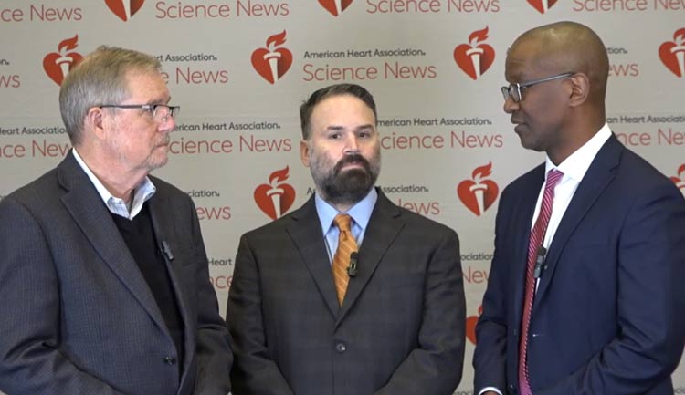 A still frame from a video discussing the results of the MOST trial at ISC24.