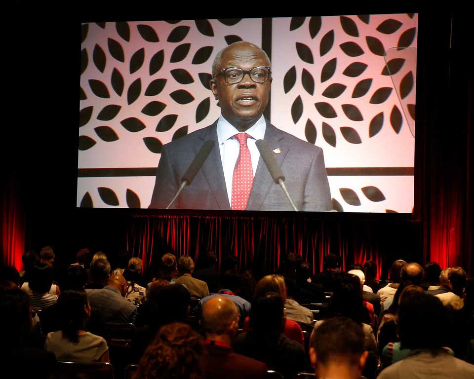 Ivor Benjamin on Screen at ISC19