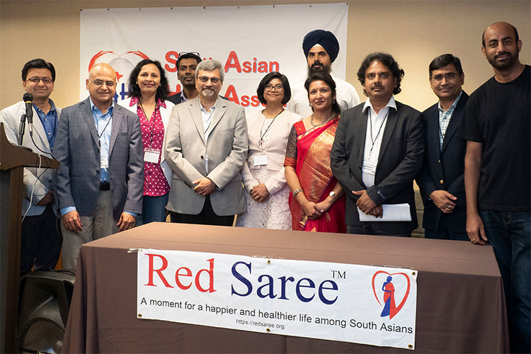 Speakers and program organizers of South Asian Heart Association