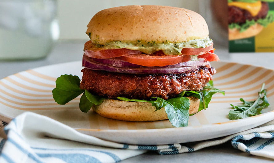 Spicy Avocado Plant-based Burger - Professional Heart Daily 