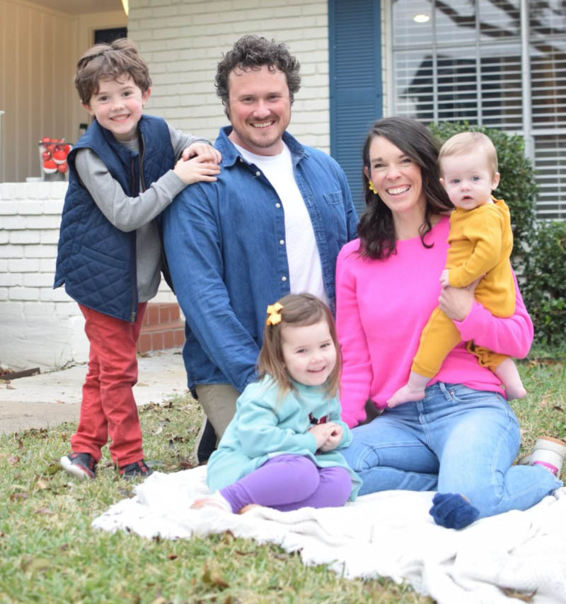 The Kidwell family, from left: Jack, Zach, Layne, Erin and Caleb. (Photo courtesy of the Kidwell family)