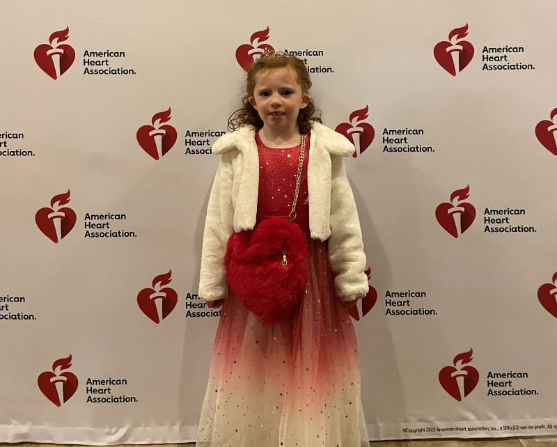 Corey Jenness at an American Heart Association event. (Photo courtesy of the Jenness family)