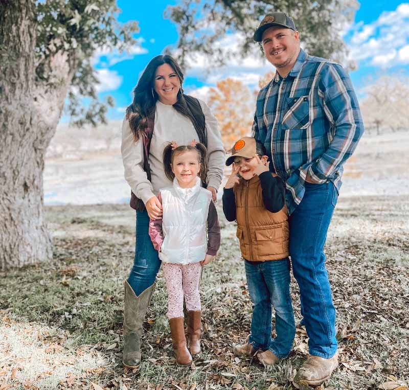 The Lewis family, clockwise from top left: Stephanie, Brennen, Declan and McKenna. (Photo courtesy of Stephanie Lewis)