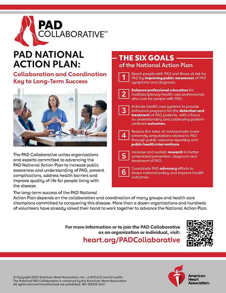 PAD Collaborative PAD National Action Plan: Collaboration and Coordination Key to Long-Term Success