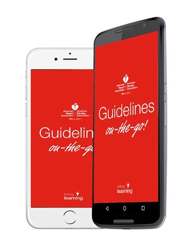 image of Guidelines on the go app on iPhone and Android