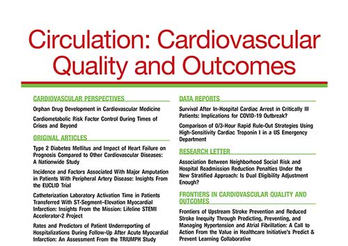 Circulation Cardiovascular Quality and Outcomes cover