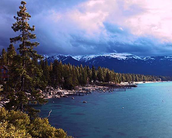 Lake Tahoe during the summer.