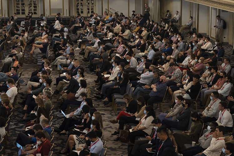 Hundreds of attendees at the BCVS 2022 Scientific Sessions in Chicago were on hand for the opening session.