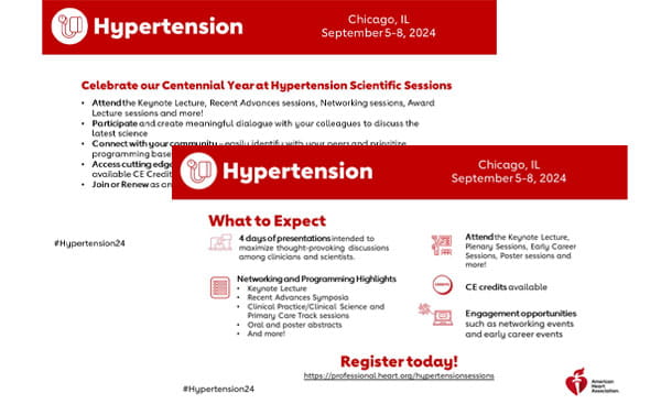 Hypertension Scientific Sessions Promotional Toolkit Registration Slides