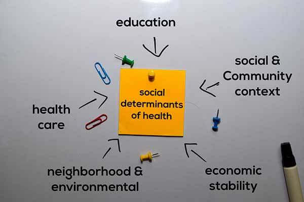 Illustration of what created social determinants of health