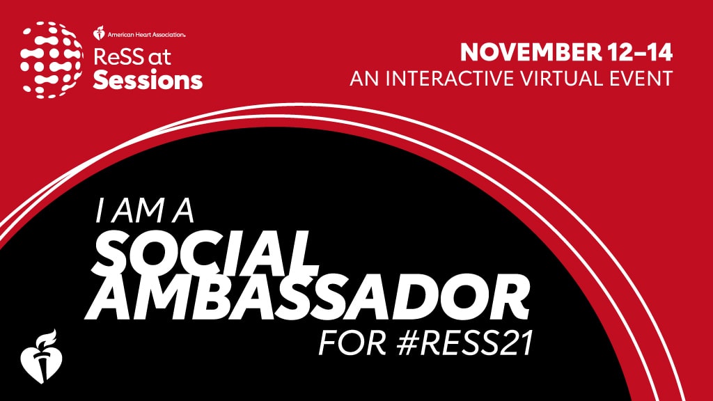 ReSS at Sessions | November 12-14 | An Interactive Virtual Event | I am a social ambassador for #ReSS21