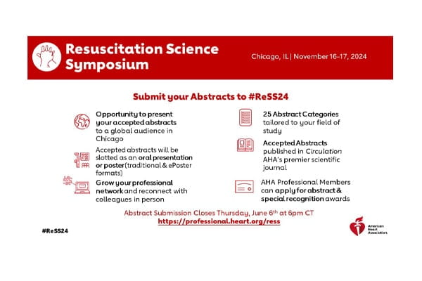 Resuscitation Science Symposium 2024 Slide