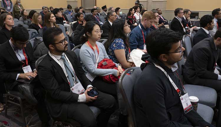 #AHA23 attendees listen carefully during the Pre-Conference Symposia and Early Career Day at Scientific Sessions 2023 in Philadelphia, PA.