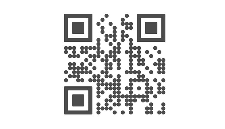 A QR code that takes users to the #AHA24 Shuttle Schedule site.