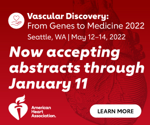 Vascular Discovery: from Genes to Medicine 2022 - Seattle, WA - May 12-14, 2022 | Now accepting abstracts through January 11 | Learn More