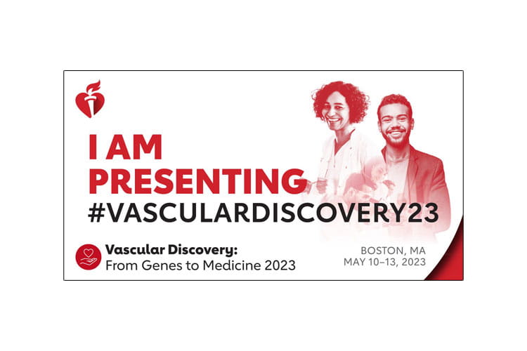 I am presenting at #VascularDiscovery23. Vascular Discovery: From Genes to Medicine 2023. Boston, MA, May 10-13, 2023