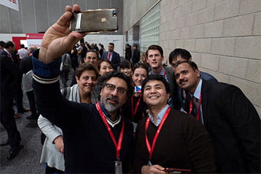 Paul D. White International Scholar Selfie Group Photo