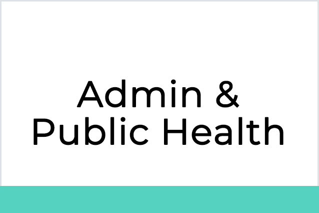 Admin & Public Health Track
