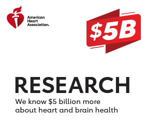 AHA $5 billion funded for research banner