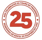 Logo of American Stroke Association's 25th anniversary