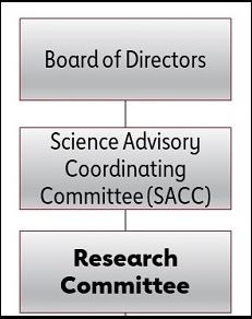 Illustration of Research Committee chart of organization