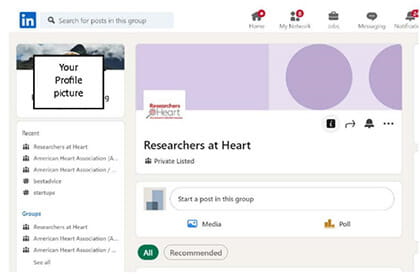Researchers at Heart LinkedIN Graphic