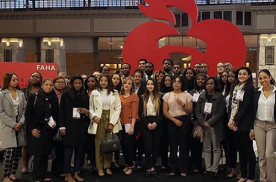 SURE and HBCU Scholars pause for a photo at AHA Scientific Sessions 2019