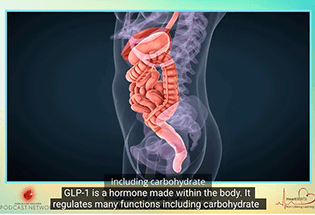 moving illustration demonstrating how GLP-1s work