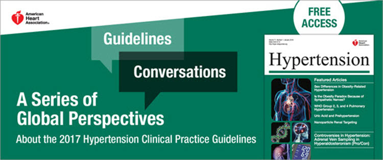 The 2017 Hypertension Clinical Practice Guidelines