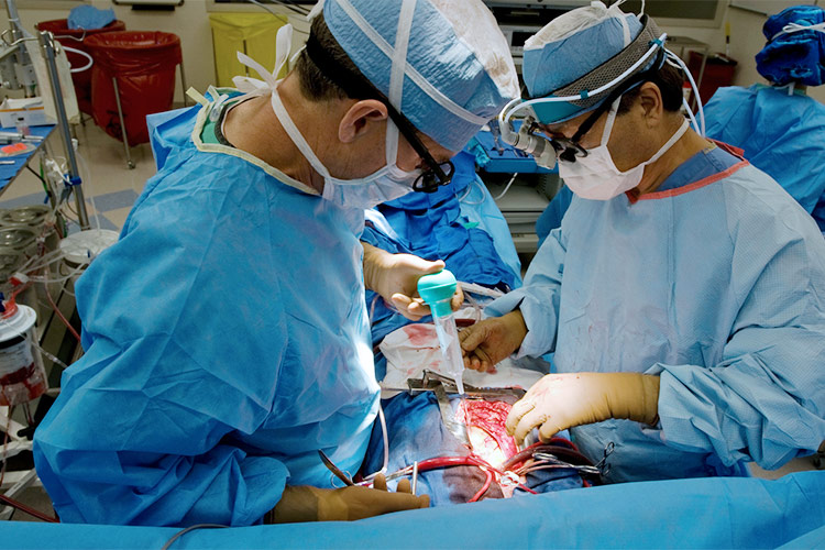 open heart cardiac bypass surgery