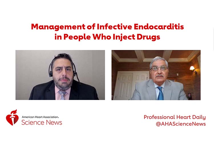 screenshot from quick take webinar on infective endocarditis in people who inject drugs