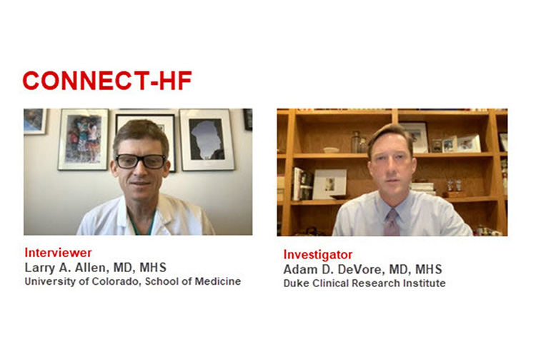Larry Allen, MD, MHS interviews investigator Adam DeVore, MD, MHS about the results of CONNECT-HF.