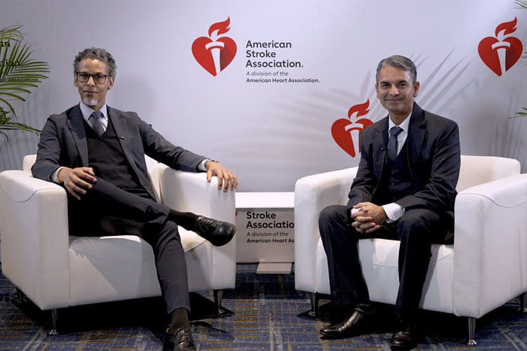 Coauthors Thabele M. Leslie-Mazwi, MD and Ashutosh P. Jadhav, MD, PhD, FAHA 