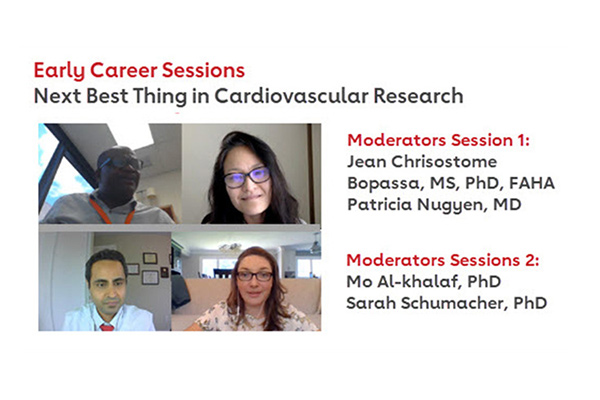 Moderators in the Early Career Sessions highlight the science presented as The Next Big Thing in Cardiovascular Research.