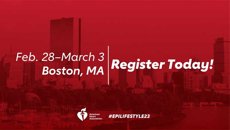Still frame from EPI LIfestyle 2023 Registration videothat reads: Feb. 28-March 3, Boston MA - Register today