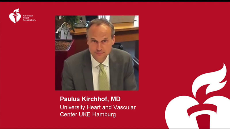 Paulus Kirchhof, MD presents EAST AFNET-4