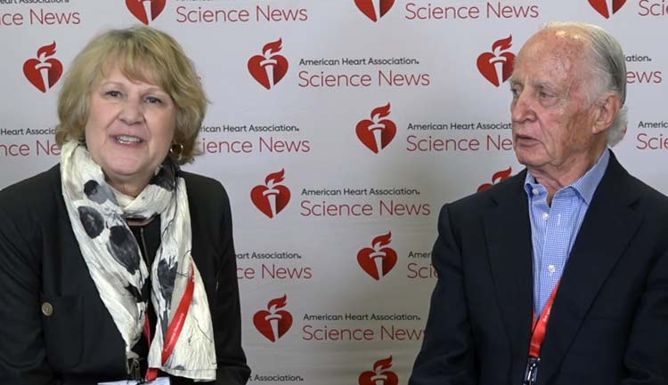 A still frame from a video with Jane Reckelhoff, PhD and Mario Capecci, PhD
