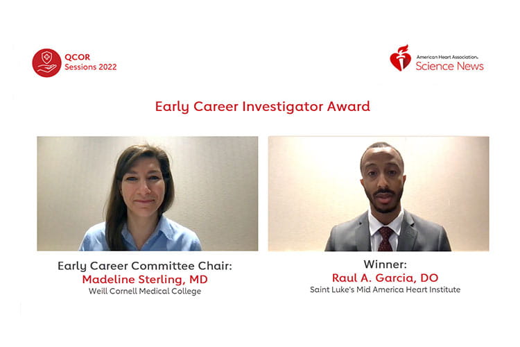 Play the Early Career Investigator Award Winner Raul A. Garcia video
