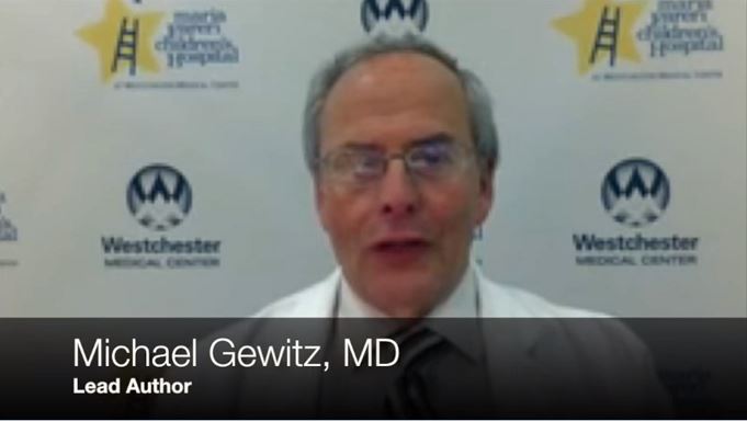 Screen capture from the Revision of the Jones Criteria for the Diagnosis of Acute Rheumatic Fever video featuring Michael Gewitz, MD.
