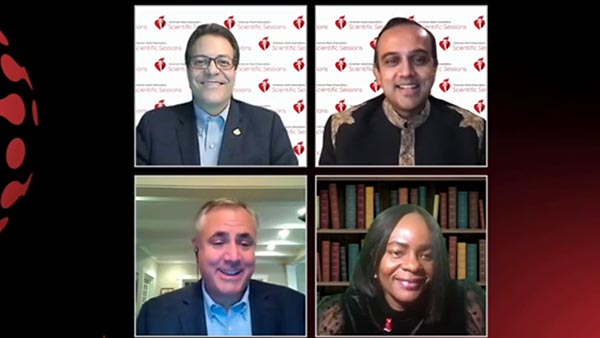 Mitch Elkind, Don Lloyd-Jones, Manesh Patel, and Michelle Albert provide a daily recap of day two events for Scientific Sessions 2020.