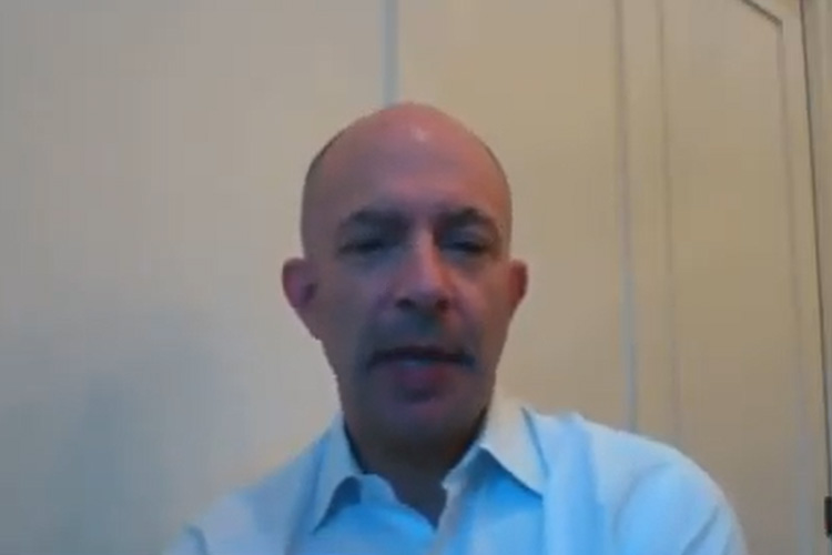 A video still frame showing Gregory M. Marcus, MD, MAS as he explains the methodology and results of the CRAVE trial.