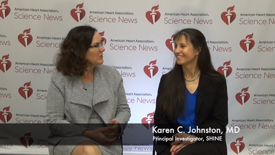 Screen capture of the SHINE Results video