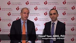 Nowaf Yossi, MBBS, PhD with another gentleman