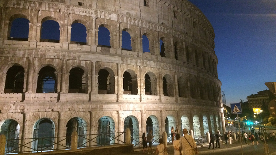 The Coliseum in Rome, Italy