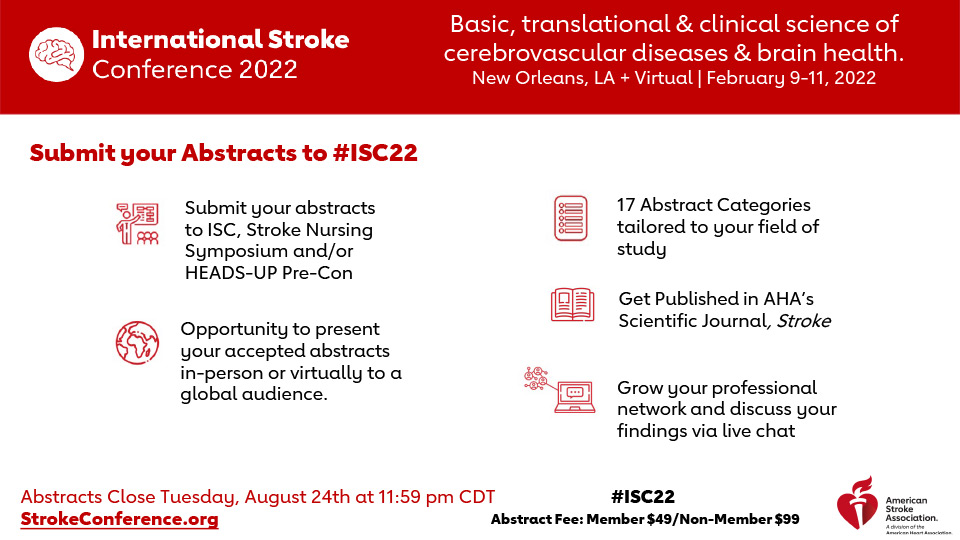 International Stroke Conference Toolkit Professional Heart Daily