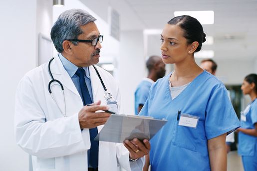 Running through updates on all their patients