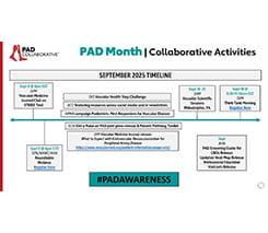 2025 PAD Awareness Month Collaborative Activities Calendar Thumbnail