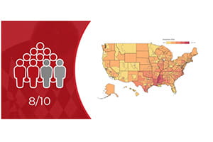 eModule Map of US Thumbnail