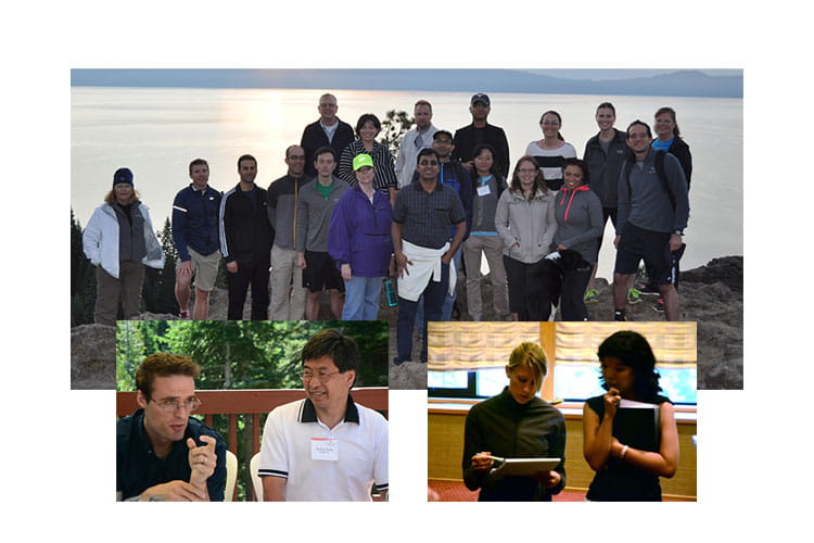 A photo collage showing past attendees of the Ten Day Seminar.