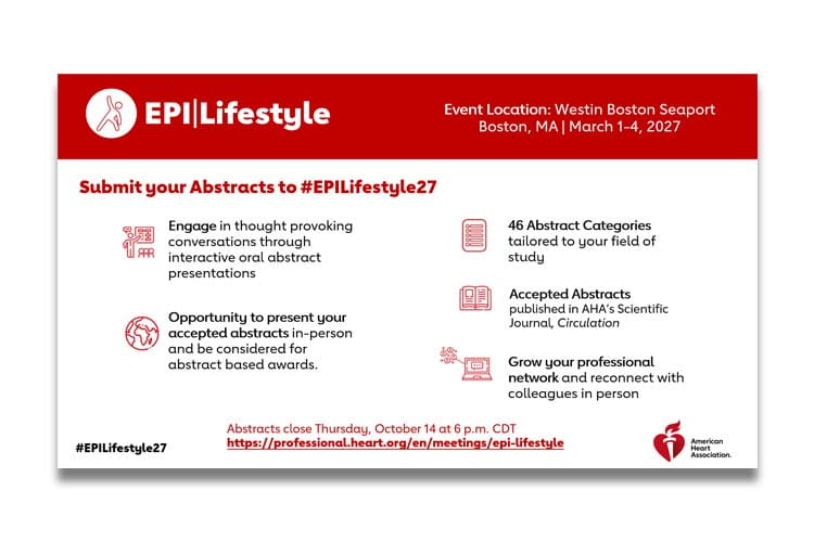 A thumbnail image of a slide urging abstract submission to EPI 2027.